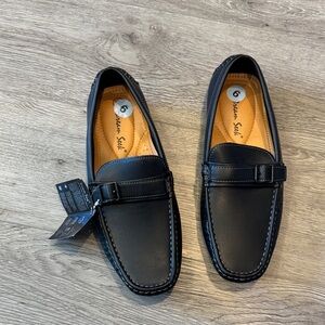 🆕 Dream Seek Men's Black driver loafers Size 9
